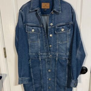 Ralph Lauren Denim dress with Brown Logo Patch